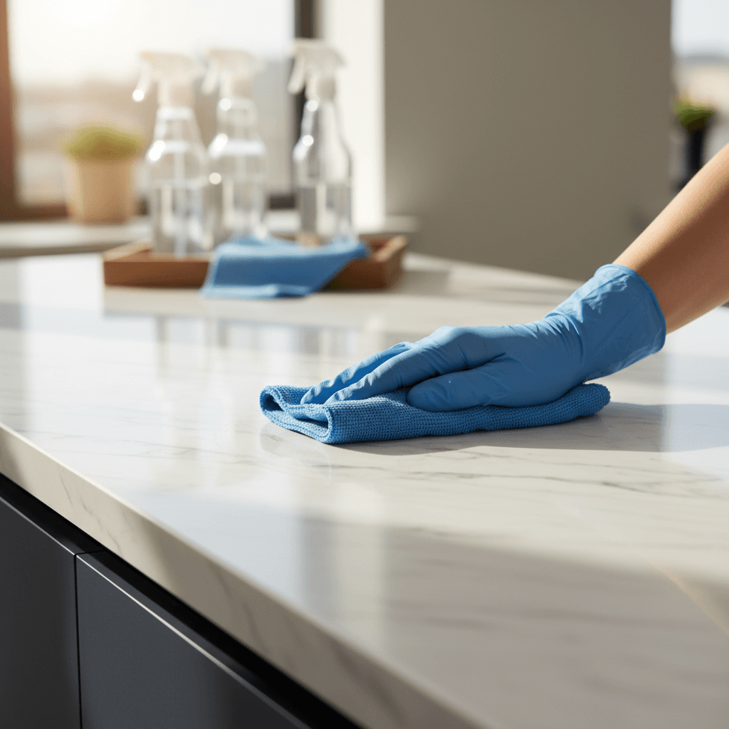 White-glove deep cleaning detail
